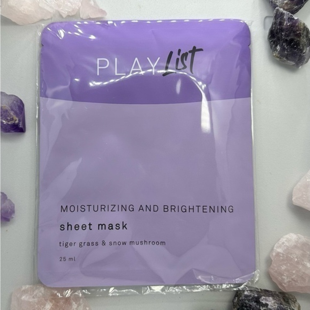 🆕 PlayList Brightening and moisturizing mask x3